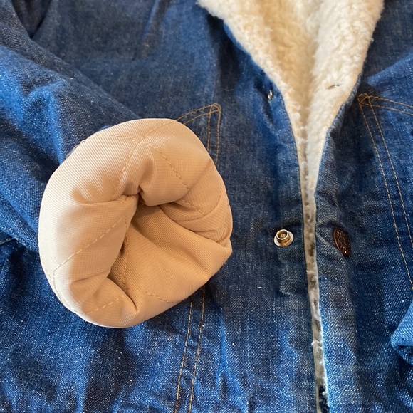 70s Sherpa Jean Jacket - Picture 5 of 5